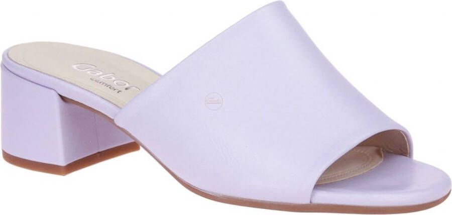 Gabor Comfort Lila Slipper Met Hakje G-leest - Schoenen.nl