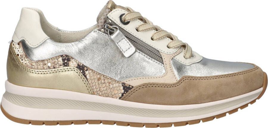 Gabor Comfort Optifit dames sneaker Beige wit