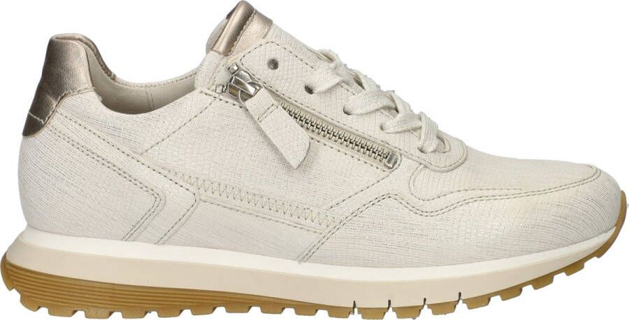 Gabor Hagedis Satijn Sneakers White Dames