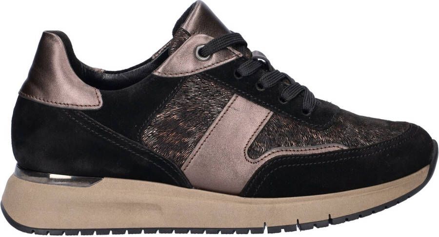 Gabor Comfort Optifit dames sneaker Zwart bruin