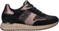 Gabor Comfort Optifit dames sneaker Zwart bruin - Zwart