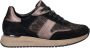 Gabor Comfort Optifit dames sneaker Zwart bruin - Thumbnail 1
