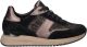 Gabor Comfort Optifit dames sneaker Zwart bruin - Zwart