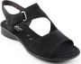 Gabor Metalen Ketting Dames Slippers Zwart Black Dames - Thumbnail 15