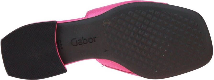 Gabor Roze Casual Open Slippers Vrouwen Pink Dames