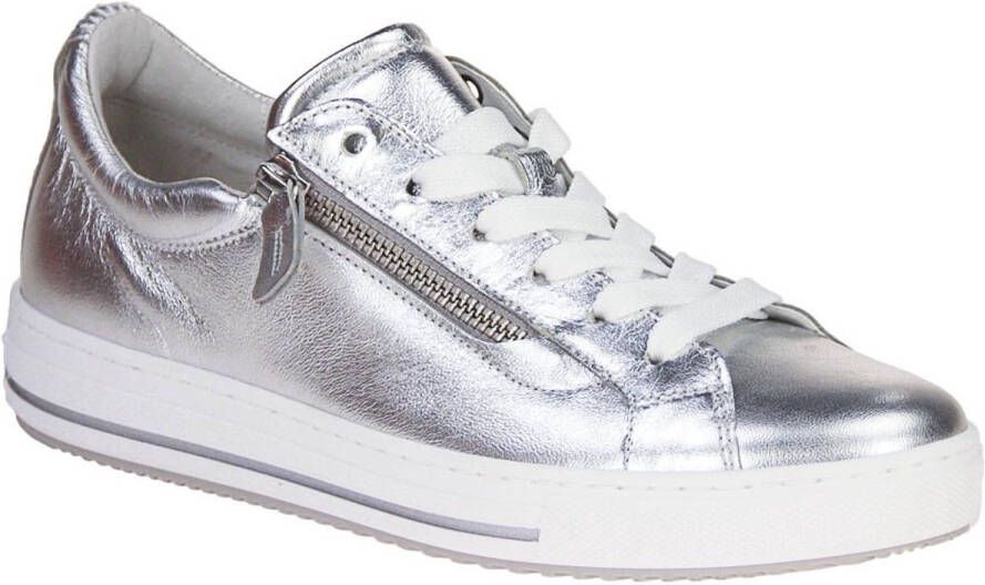 Gabor Comfort Sneaker Zilver G-leest