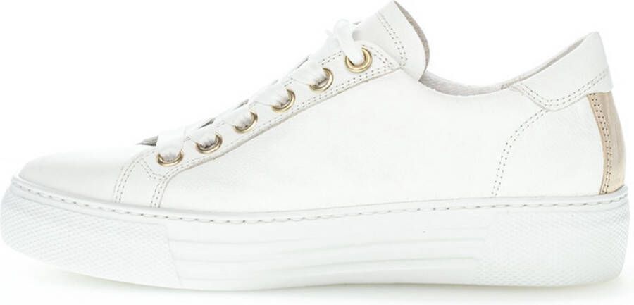 Gabor Witte Gouden Sneakers van geperst leer Multicolor Dames - Foto 4