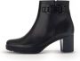 Gabor Elegant Zwart Enkellaarsje met Trendy Zijkettingen Black Dames - Thumbnail 1
