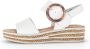 Gabor Witte Sandaal 550.2 Comfort Stijl White Dames - Thumbnail 2