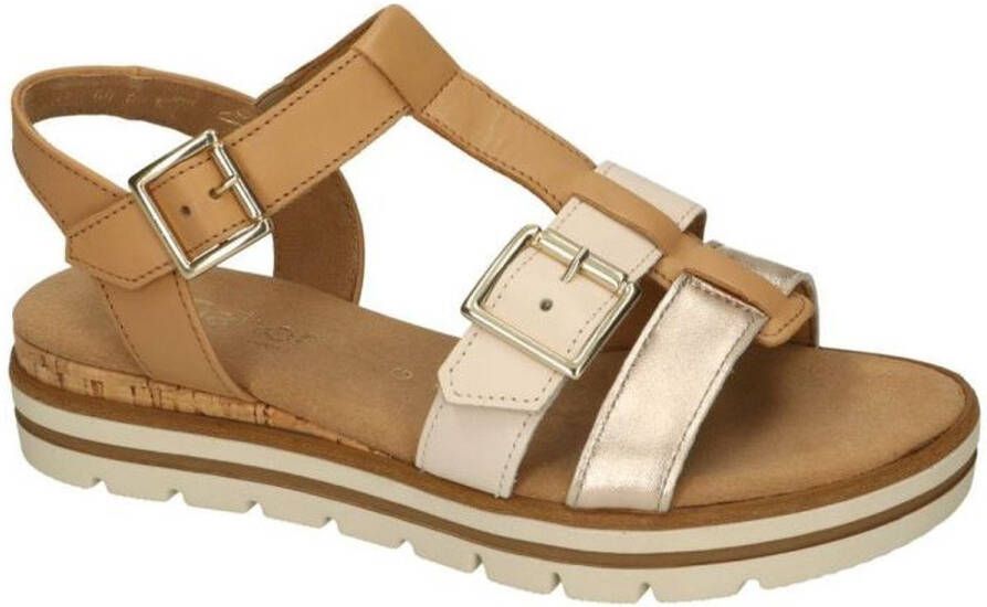 Gabor multi casual open sandals Beige Dames