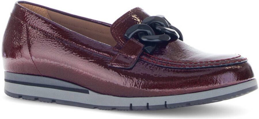 Gabor -Dames bordeaux ballerina's & mocassins