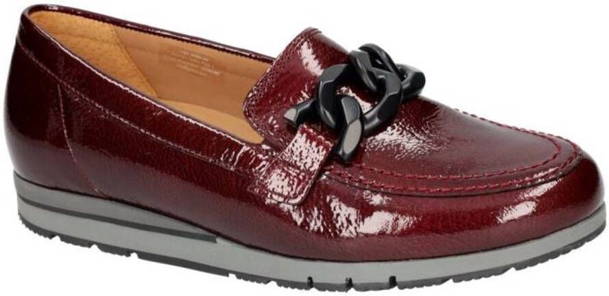 Gabor -Dames bordeaux ballerina's & mocassins