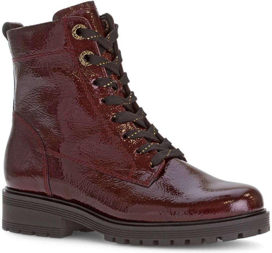 Gabor Veterboots rood Lak Synthetisch