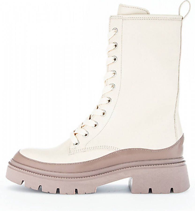 Gabor Veterschoenen Hoog Veterschoenen Hoog gebroken wit - Foto 3