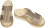 Gabor Iridescent beige leren muiltjes Beige Dames - Thumbnail 1