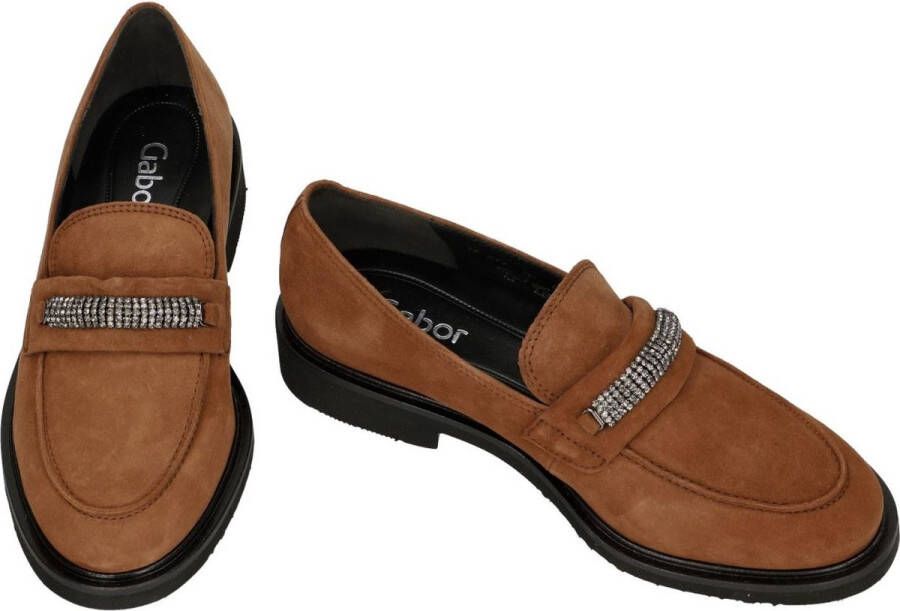 Gabor -Dames bruin ballerina's & mocassins