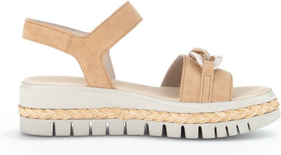 Gabor Best Fitting Sandaals Beige Dames - Schoenen.nl