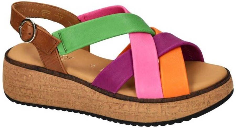 Gabor -Dames combinatie kleuren sandalen