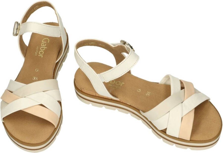 Gabor -Dames crÈme sandalen