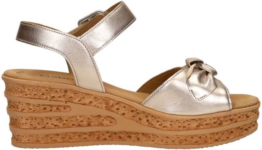 Gabor -Dames goud sandalen