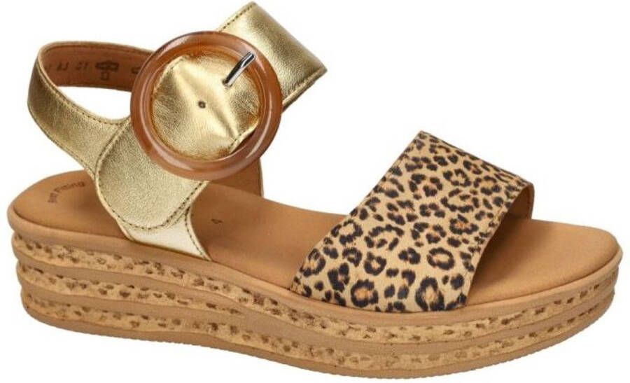 Gabor -Dames goud sandalen
