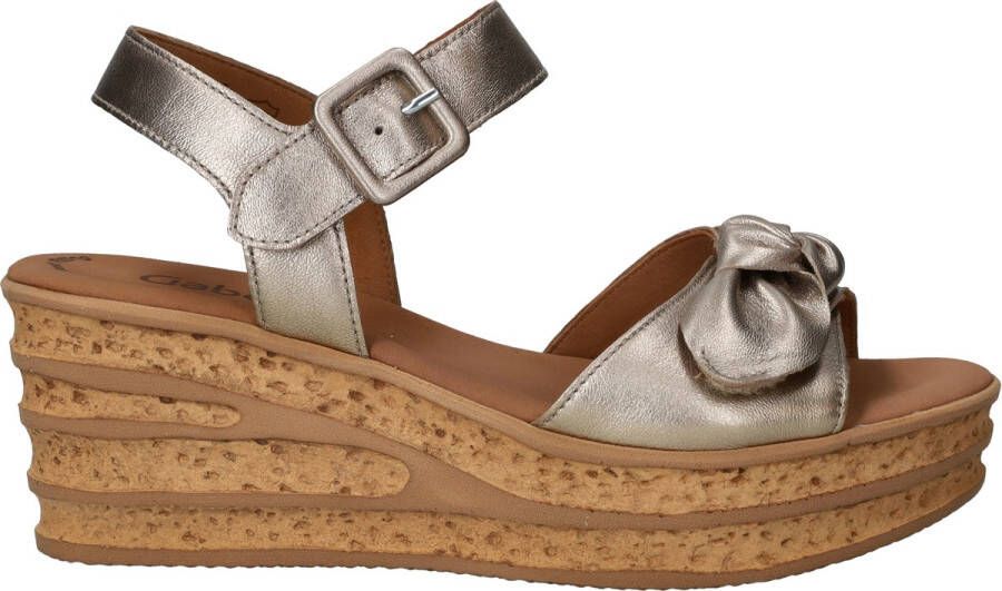 Gabor -Dames goud sandalen