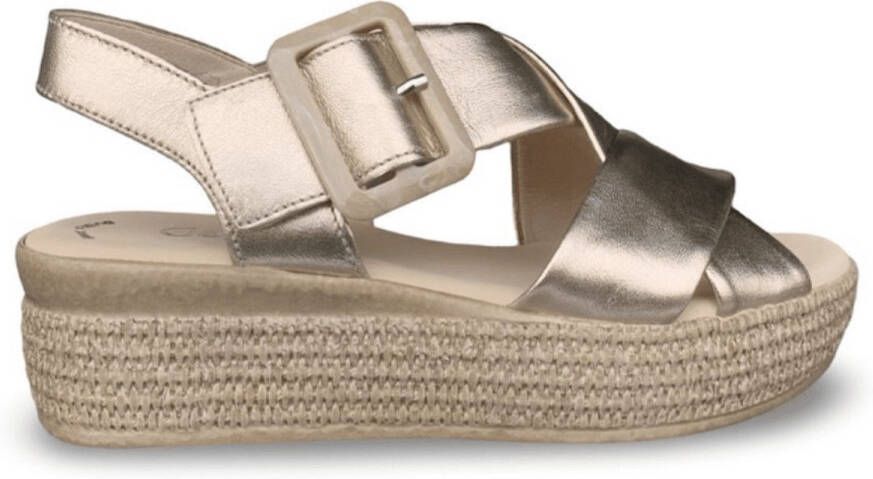 Gabor -Dames goud sandalen