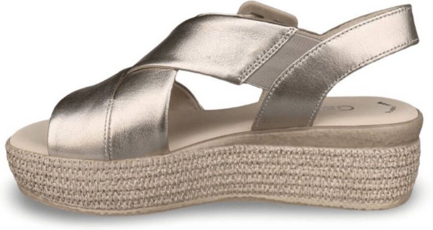 Gabor -Dames goud sandalen