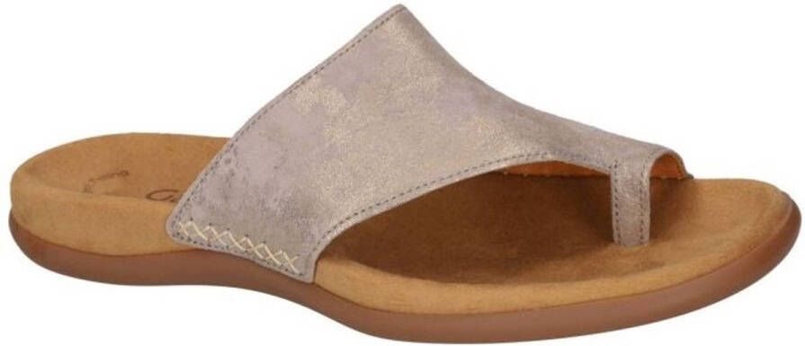 Gabor -Dames goud slippers & muiltjes