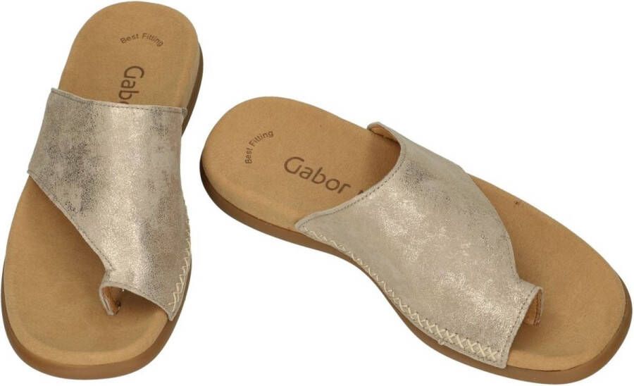 Gabor -Dames goud slippers & muiltjes - Foto 1