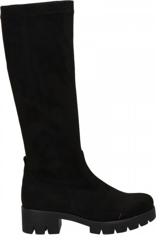 Gabor Zwarte Textiel Sportieve Comfortlaarzen Black Dames