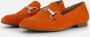 GABOR Loafers Dames 45.211 Maat: 35 5 Materiaal: Suède Kleur: Oranje - Thumbnail 1