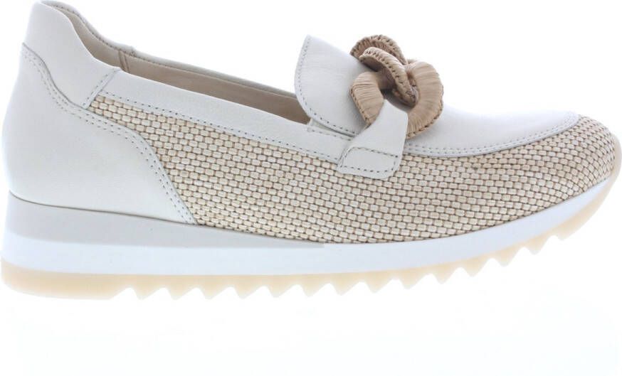 Gabor Instappers sleehak ballerina lenteschoen met beklede sierketting
