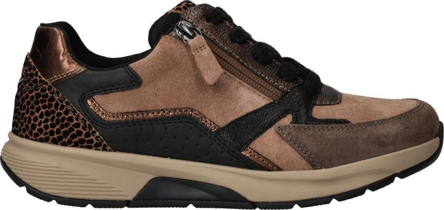 Gabor Rollingsoft Sneaker 76.878.42 Bruin Zwart Combi