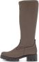Gabor Velours Taupe Sportlaars met Rits Beige Dames - Thumbnail 1