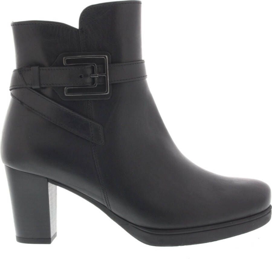 GABOR Enkellaarsjes Dames 083 Maat: 40 5 Materiaal: Leer Kleur: Zwart - Foto 2