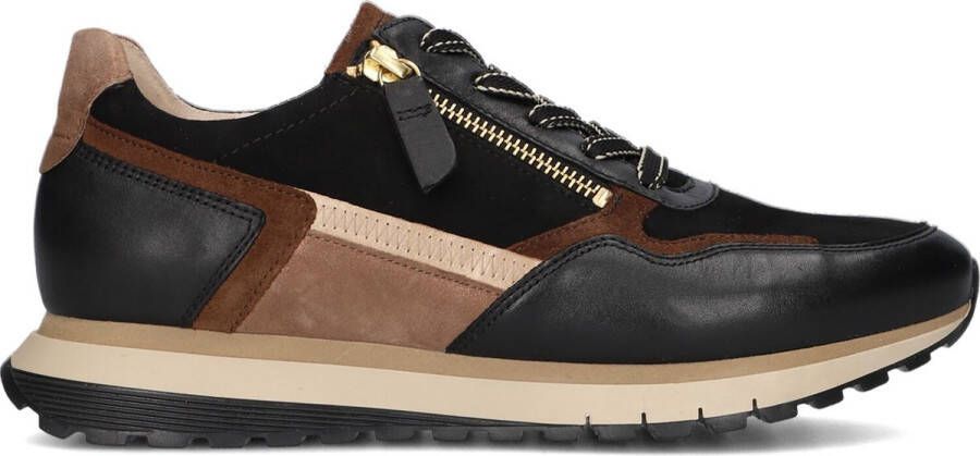 GABOR Lage Sneakers Dames 378 Maat: 42 5 Materiaal: Suède Kleur: Bruin