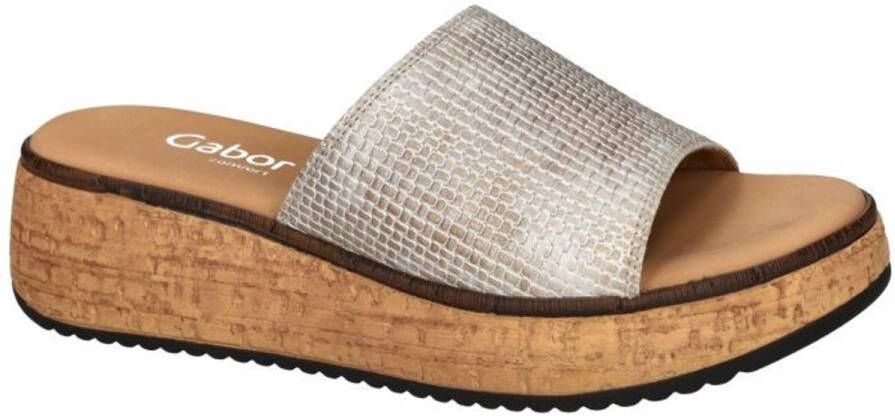 Gabor -Dames metallic slippers & muiltjes