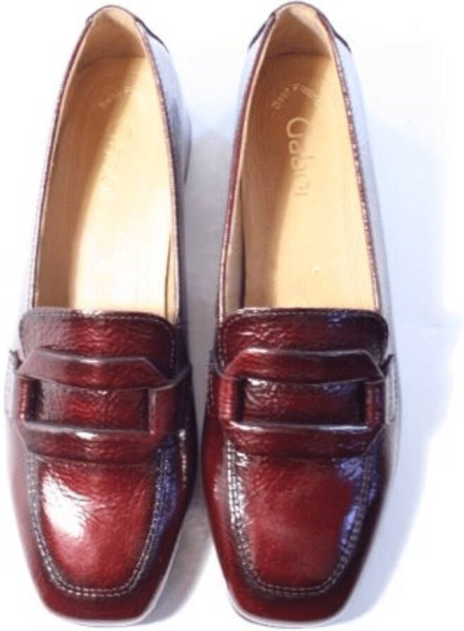 Gabor -Dames bordeaux ballerina's & mocassins