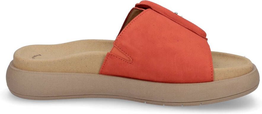 Gabor Oranje Velvet Muiltjes Modern Comfortabel Orange Dames