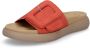 Gabor Oranje Velvet Muiltjes Modern Comfortabel Orange Dames - Thumbnail 1