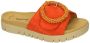 Gabor Slippers plateau zomerschoen slippers met sierparels aan de decoratieve gesp - Thumbnail 1