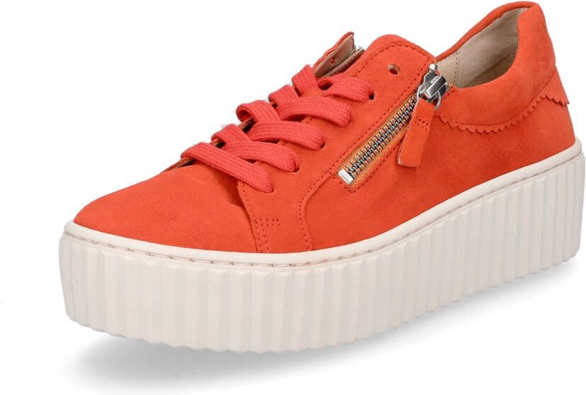 Gabor Plateausneakers met best fitting-uitrusting vrijetijdsschoen halfschoen veterschoen