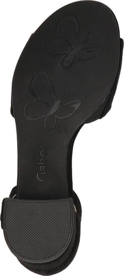 Gabor Slippers Slides Dames 22.902 Zwart