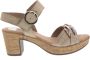 Gabor Beige Suède Plateau Sandalen Beige Dames - Thumbnail 5
