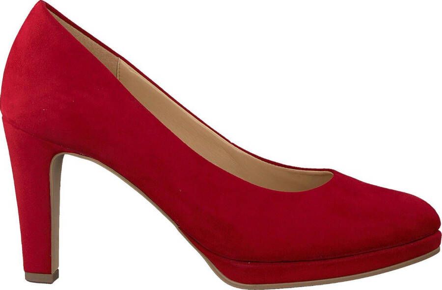 Gabor 270 Pumps High Heels Schoenen Hoge Hak Dames Rood