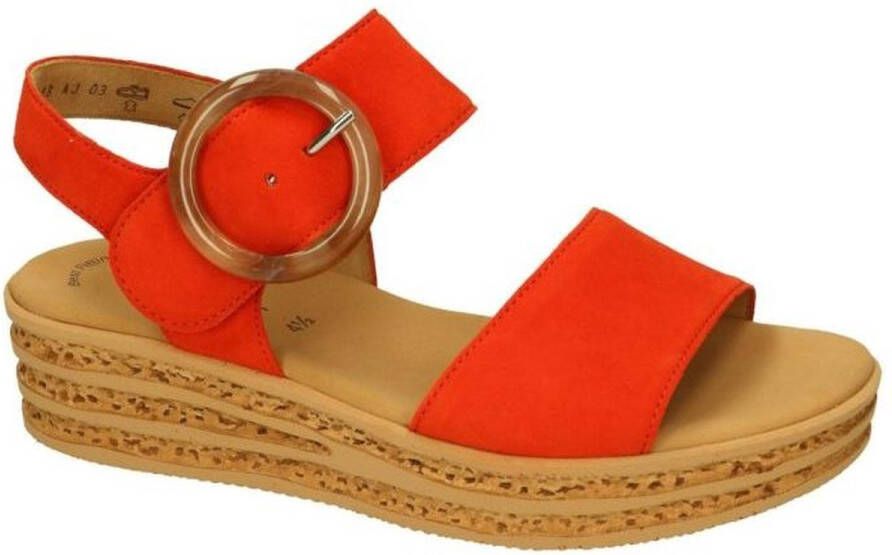 Gabor Platte sandalen voor dames in effen kleur - Foto 5