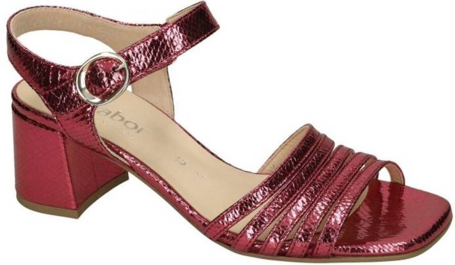 Gabor -Dames roze donker sandalen