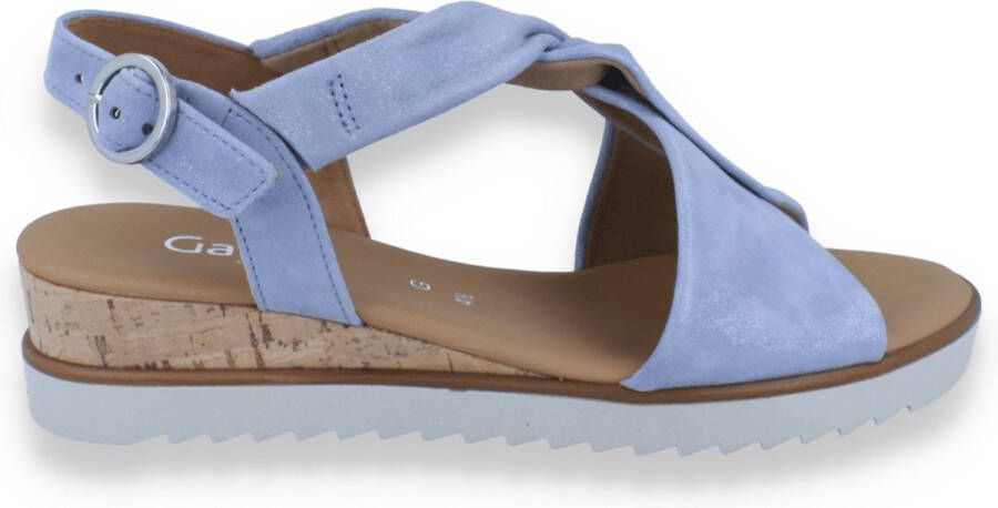 Gabor -Dames blauw licht sandalen