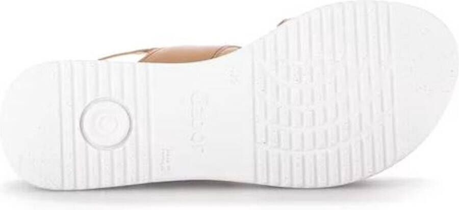 Gabor Cognac Leren Sandalen Brown Dames